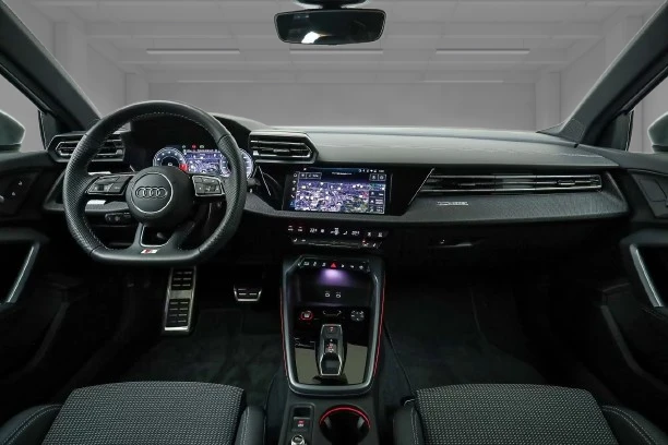 Audi S3 Sportback = Black Optics Plus = Гаранция, снимка 8 - Автомобили и джипове - 54372377