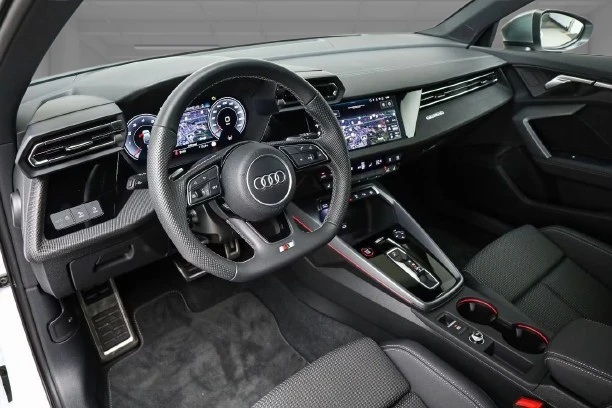 Audi S3 Sportback = Black Optics Plus = Гаранция, снимка 7 - Автомобили и джипове - 54372377