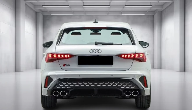 Audi S3 Sportback = Black Optics Plus = Гаранция, снимка 2 - Автомобили и джипове - 54372377