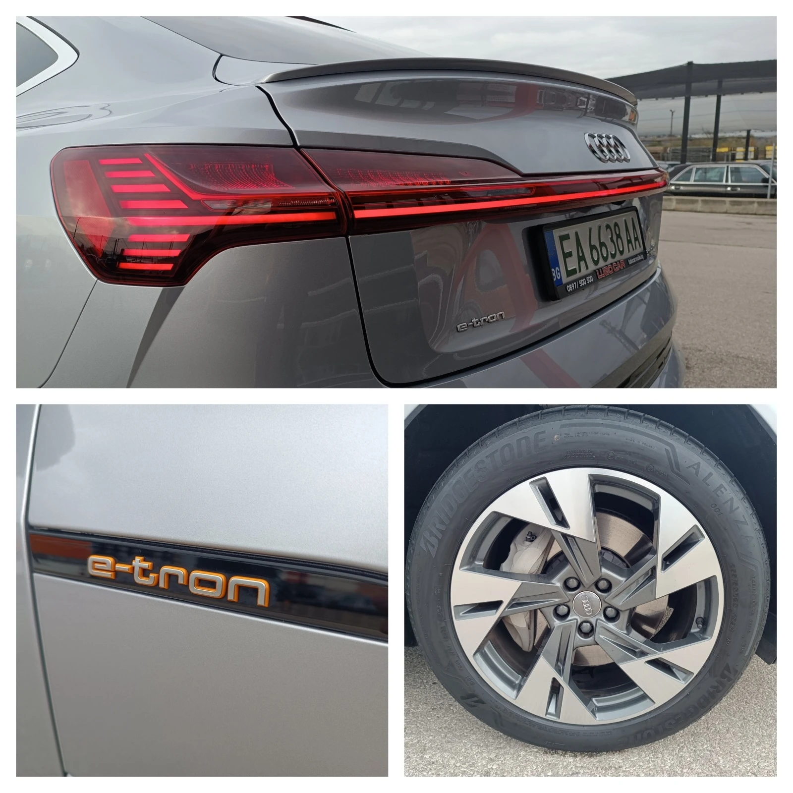 Audi E-Tron 55 SPORT-COUPE-95kW-S LINE-ПОДГРЕВ-ОБДУХВАНЕ-LONG  - изображение 7