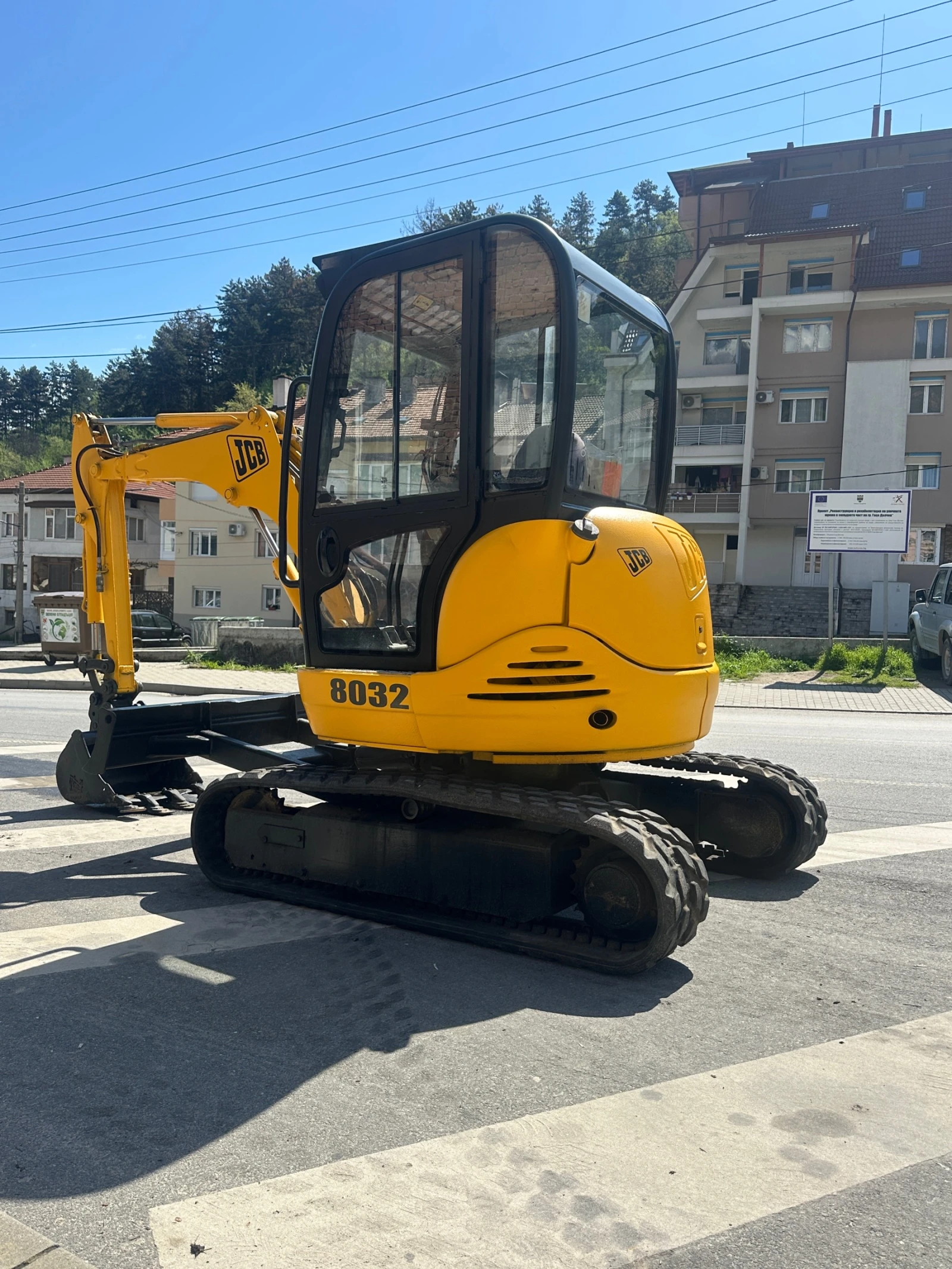 Багер JCB 8032 (3 КОФИ+ БЪРЗОСМЕННИК - изображение 4