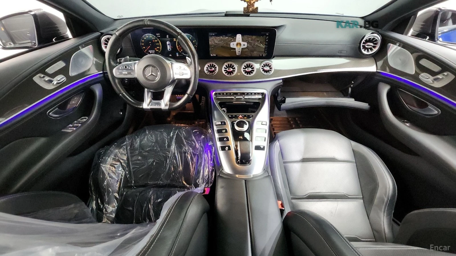 Mercedes-Benz AMG GT 4MATIC* DISTRONIC* ОБДУХВАНЕ* 360* КАМЕРА* HUD* , снимка 5 - Автомобили и джипове - 55242192