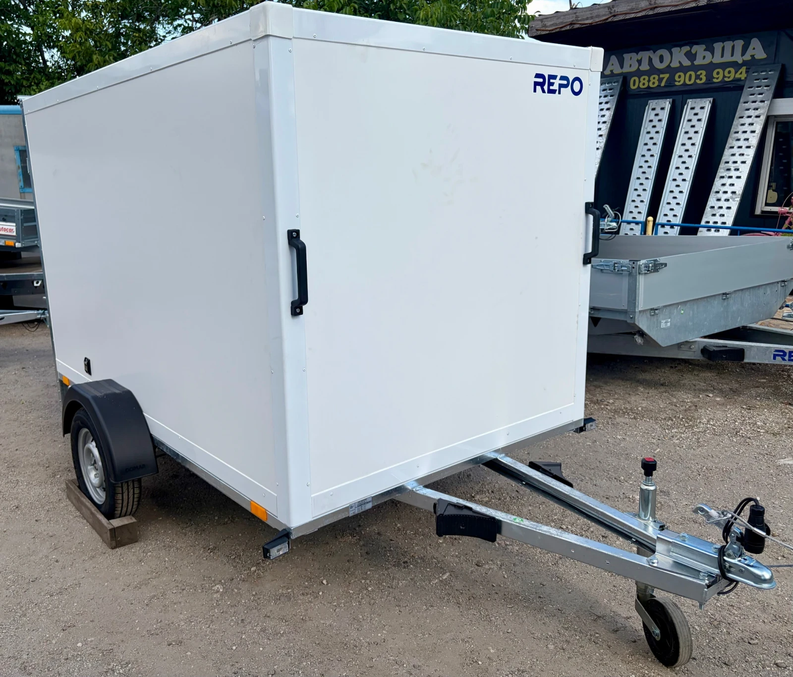За автомобил Други Туристическо, куфарно ремарке REPO до 750kg., снимка 2 - Ремаркета - 55734686