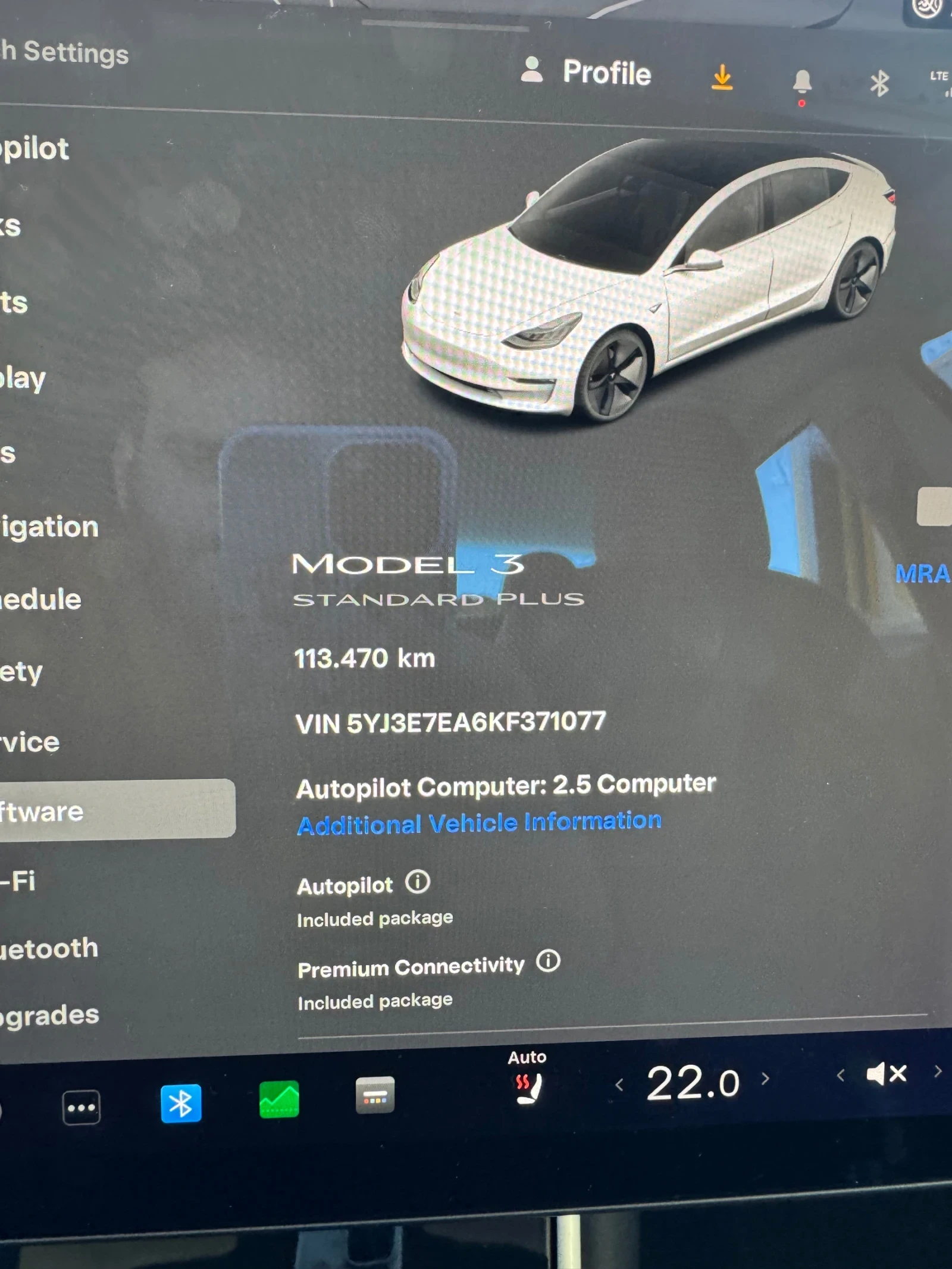 Tesla Model 3 SR+ Гаранция, снимка 10 - Автомобили и джипове - 54410746