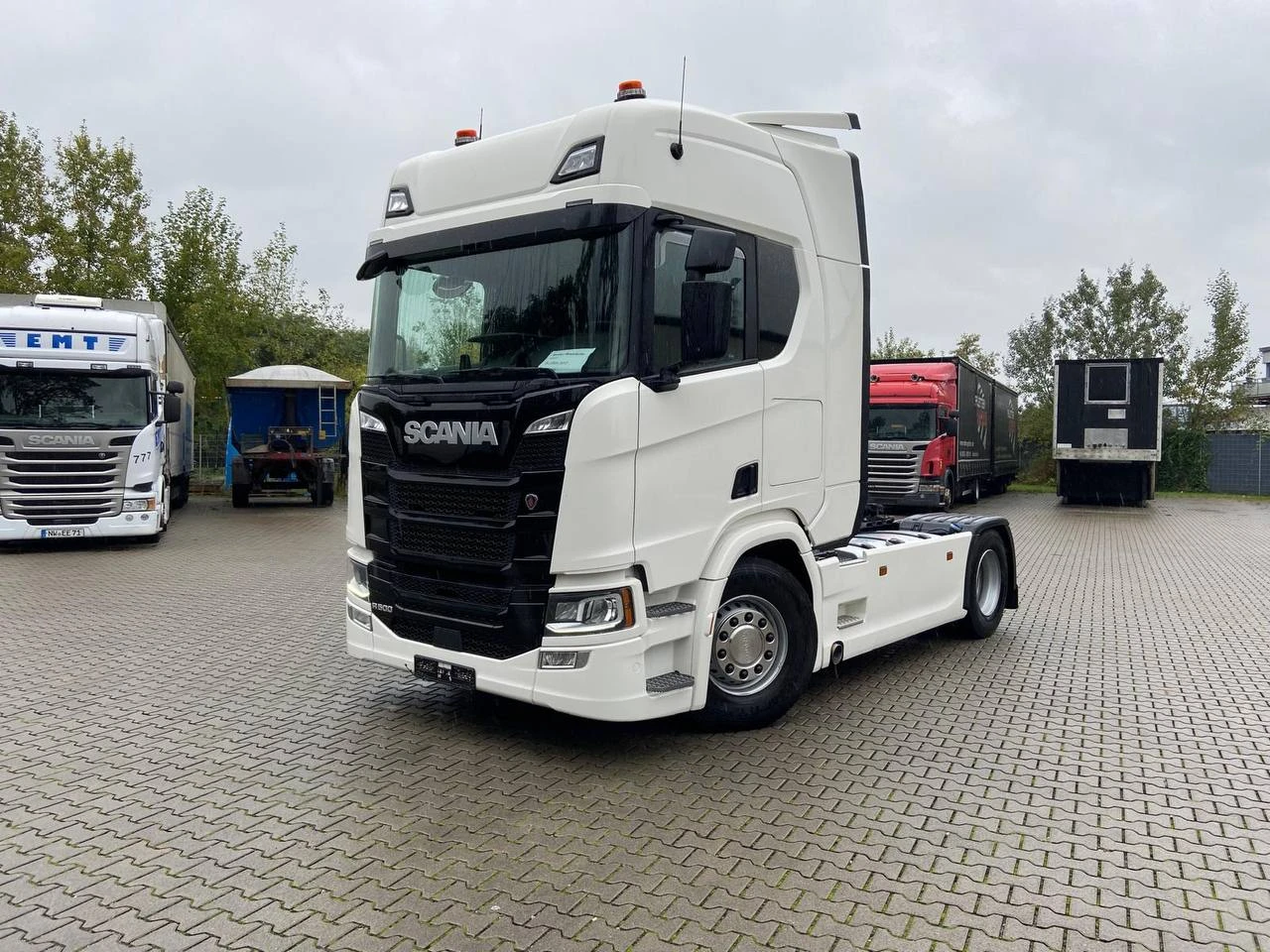 Scania S 500 A   Ретардер   Пълно въздушно окачване   Кожена пр