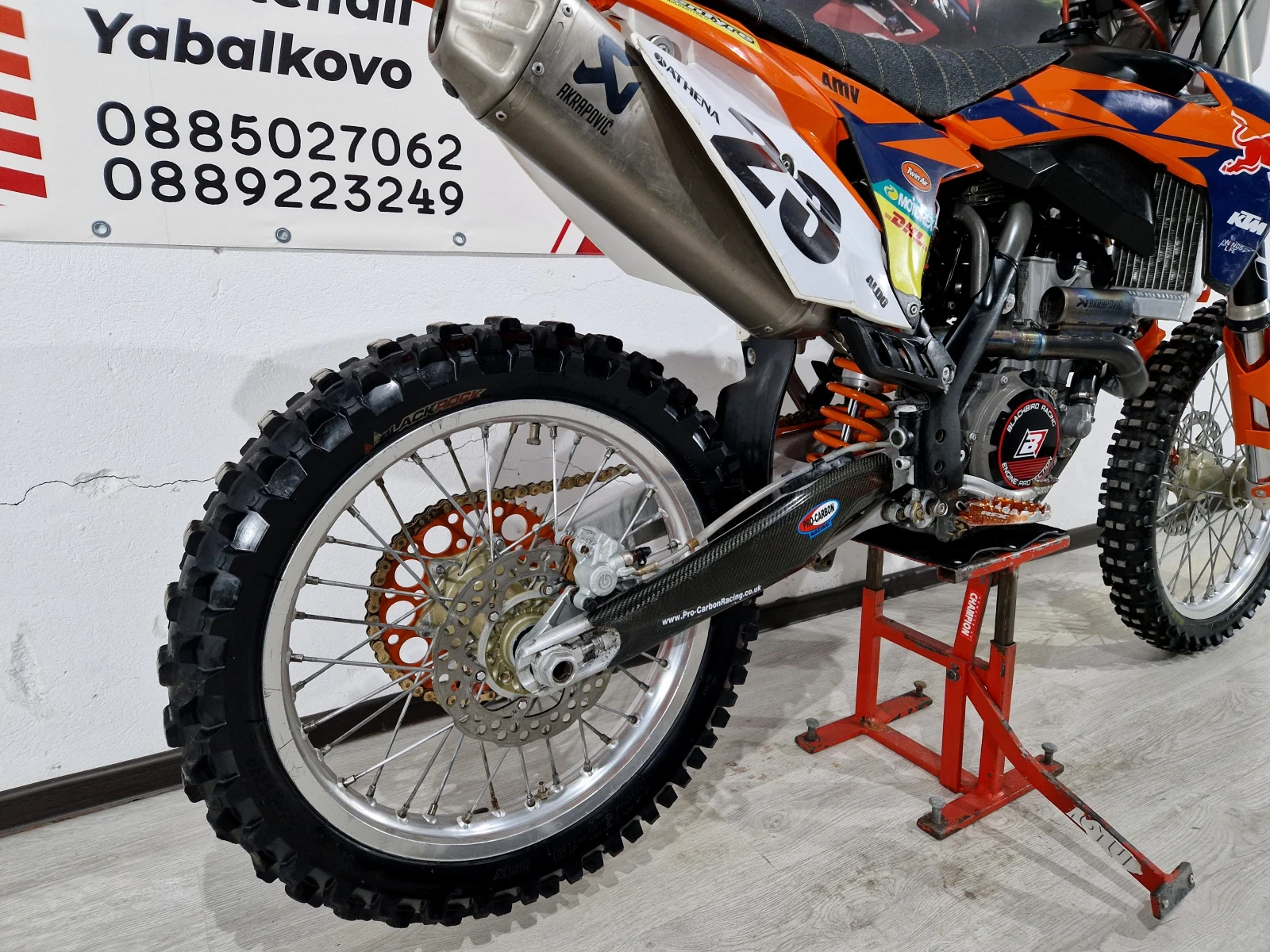 Ktm SX-F 350icc, 2015г.!!AKRAPOVIC!!СТАРТЕР!!, снимка 14 - Мотоциклети и мототехника - 56238280