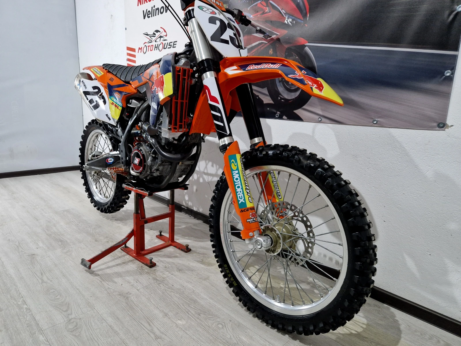 Ktm SX-F 350icc, 2015г.!!AKRAPOVIC!!СТАРТЕР!!, снимка 12 - Мотоциклети и мототехника - 56238280