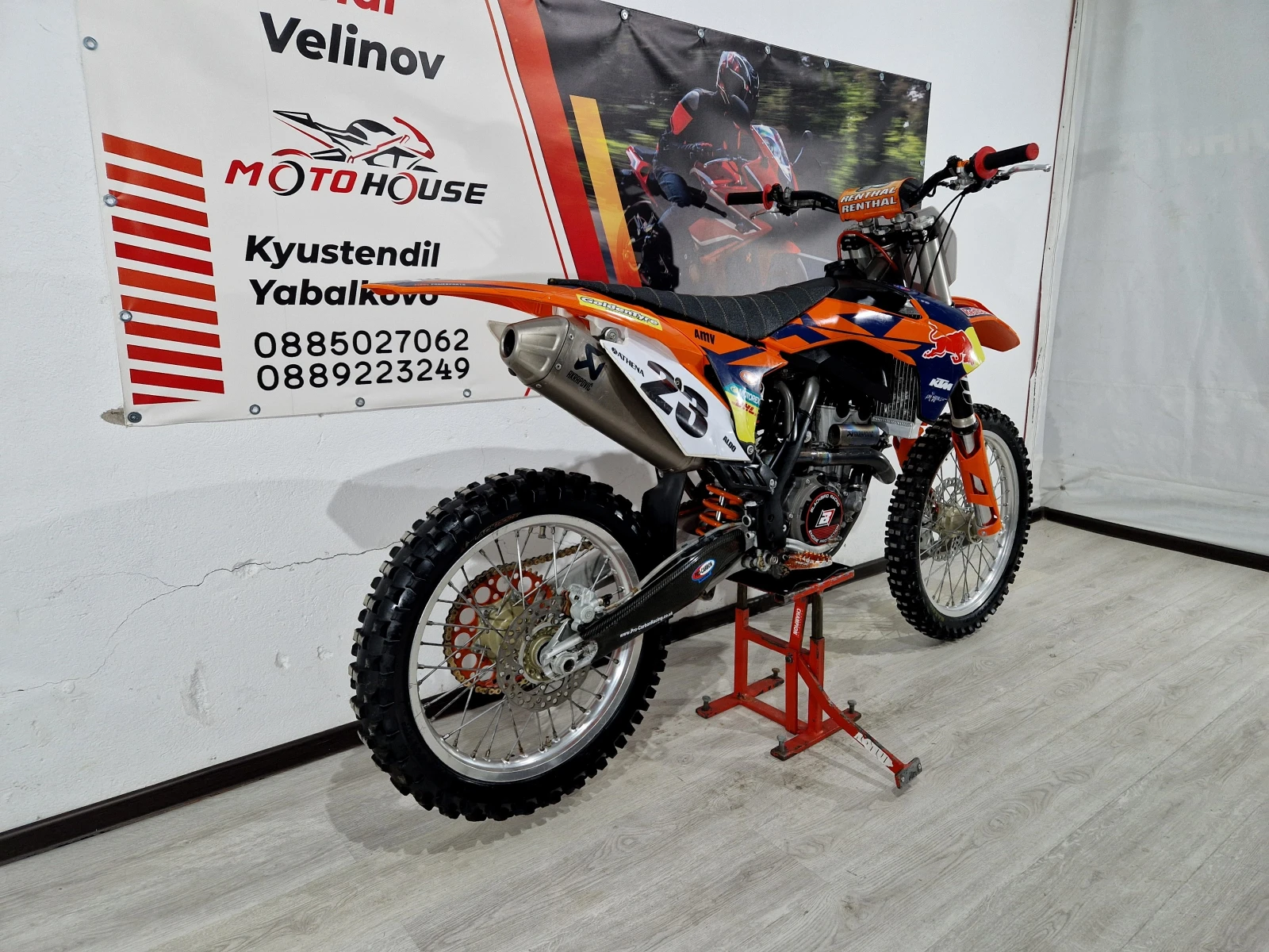 Ktm SX-F 350icc, 2015г.!!AKRAPOVIC!!СТАРТЕР!!, снимка 13 - Мотоциклети и мототехника - 56238280
