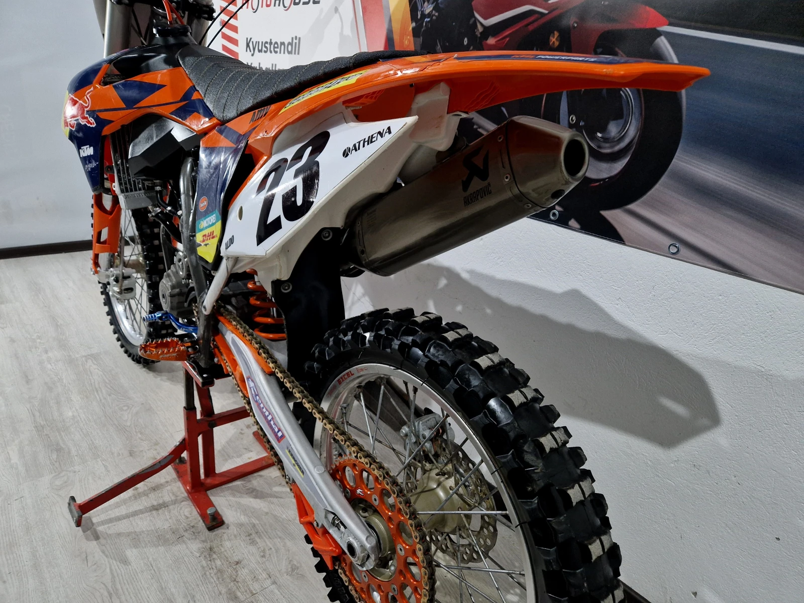 Ktm SX-F 350icc, 2015г.!!AKRAPOVIC!!СТАРТЕР!!, снимка 5 - Мотоциклети и мототехника - 56238280