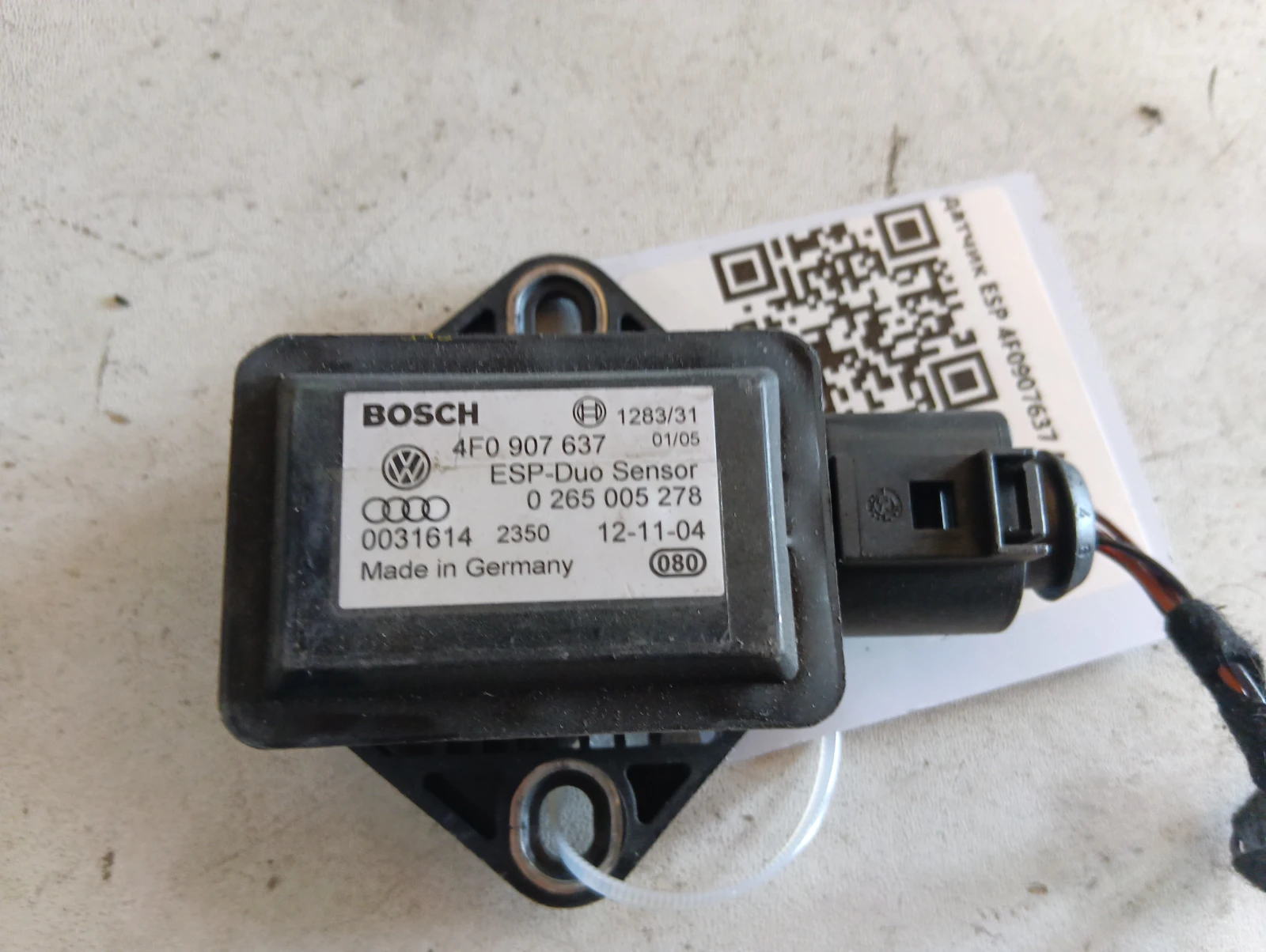 датчик ESP 4F0907637 Audi A6