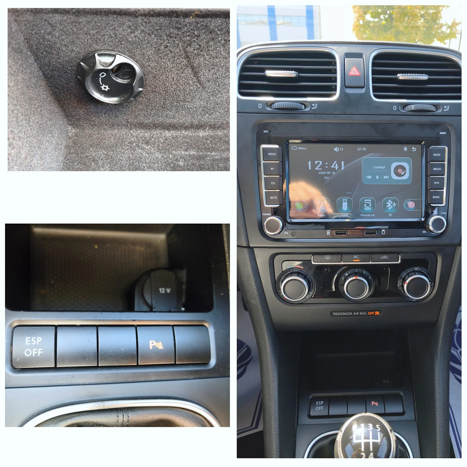 VW Golf 2.0TDI - EURO5 - ANDROID - AppleCar Play , снимка 15 - Автомобили и джипове - 56215152