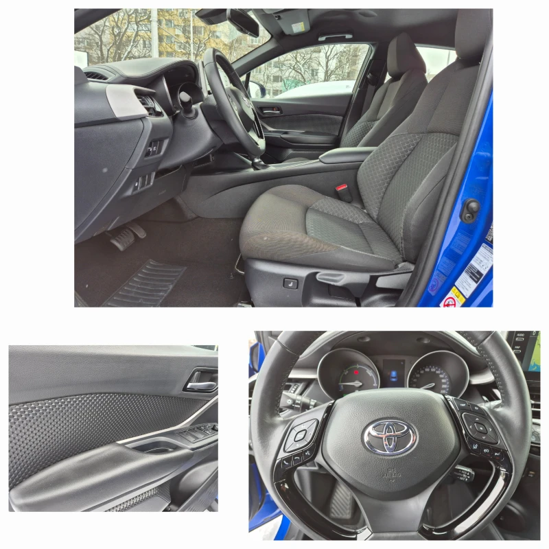 Toyota C-HR ГАРАНЦИЯ-FACE-1.8- HIBRID-LED-PODGREV-KEYLES, снимка 12 - Автомобили и джипове - 49194731