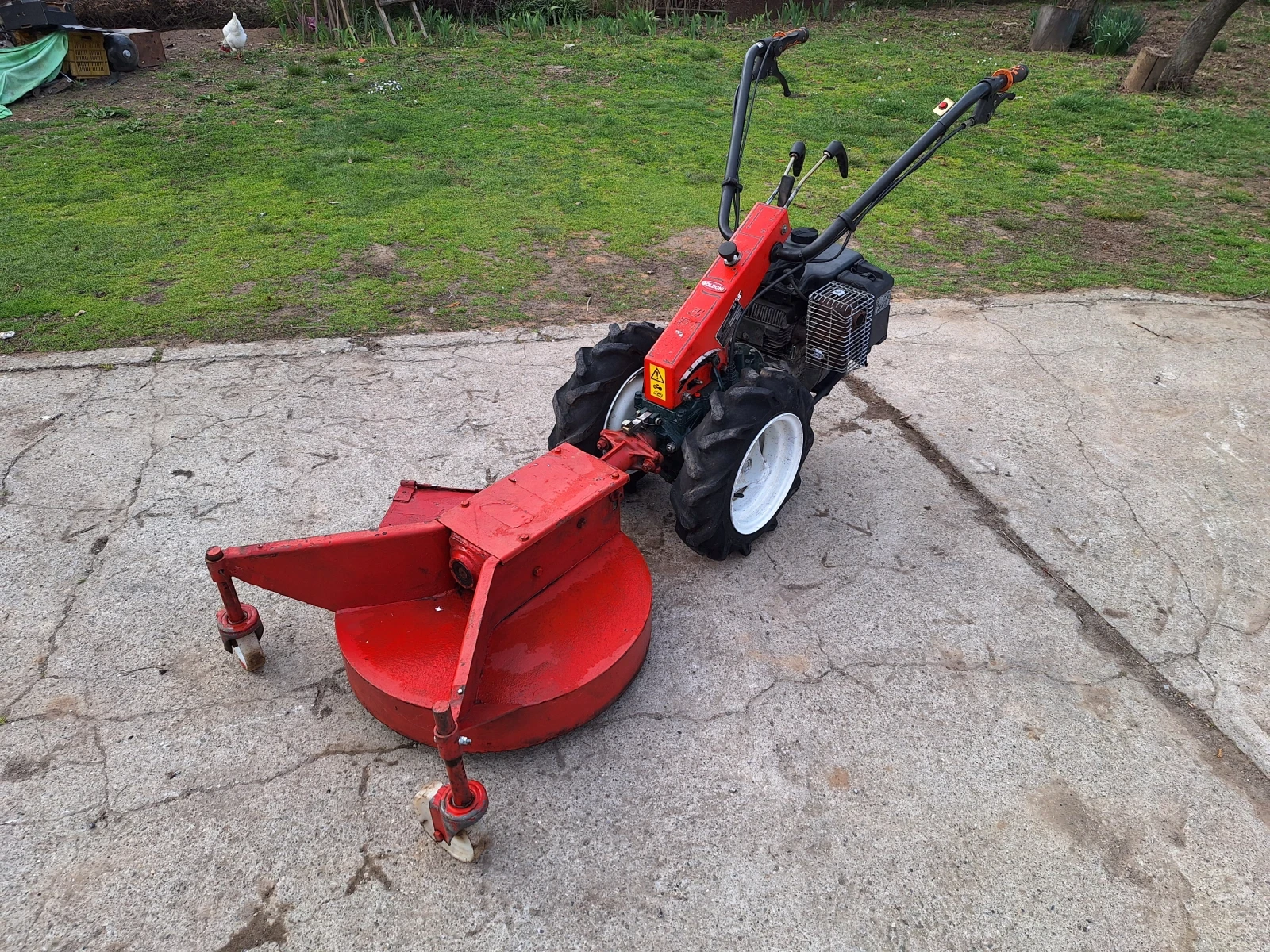 Сенокосачка BCS Мулчираща тава с мотоблок Goldoni 9к.с.