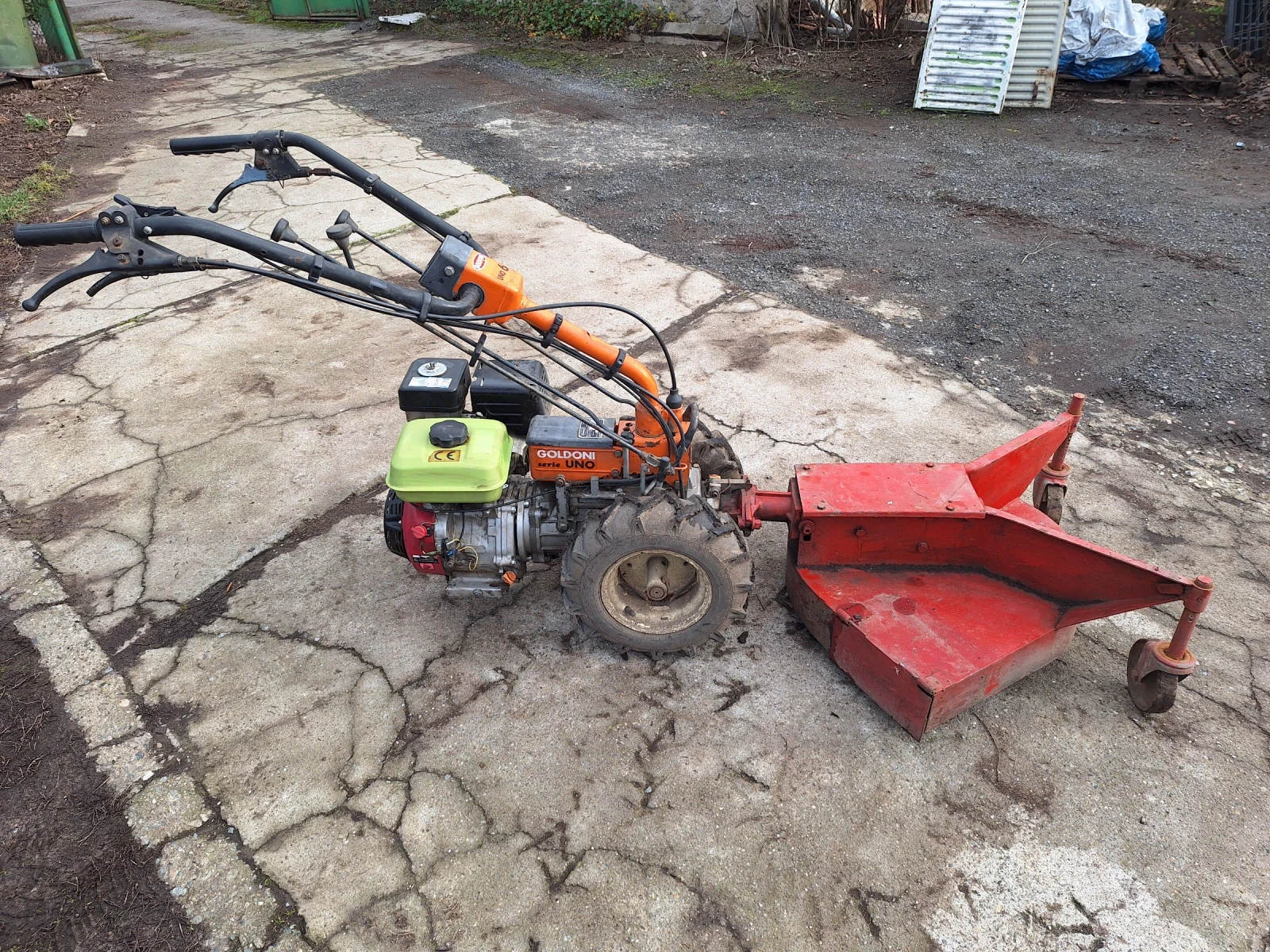 Сенокосачка BCS Мулчираща тава с мотоблок Goldoni 9к.с. - изображение 6