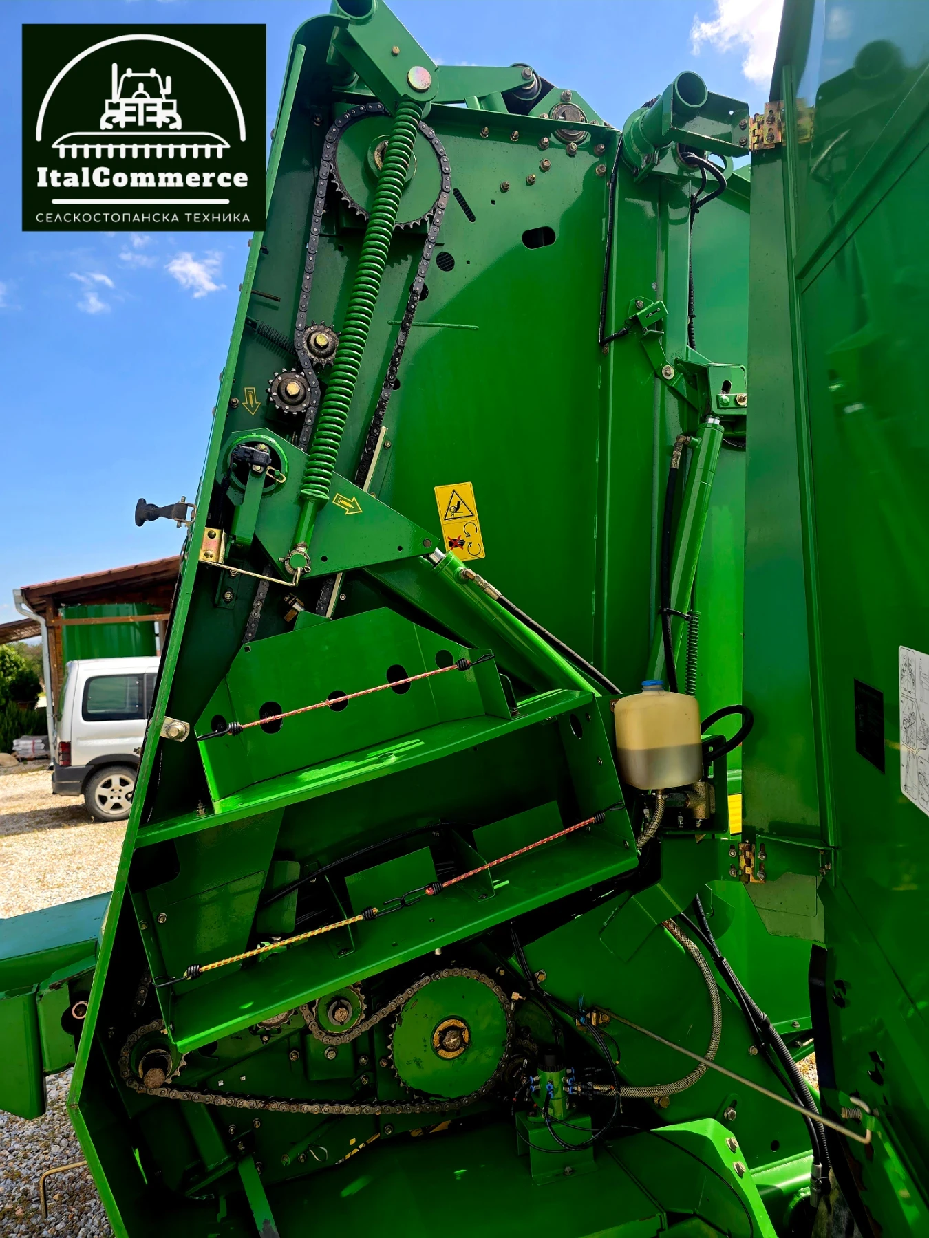 Балировачка John Deere 592 Мрежа+ сезал ТОП СЪСТОЯНИЕ, снимка 8 - Селскостопанска техника - 55155463