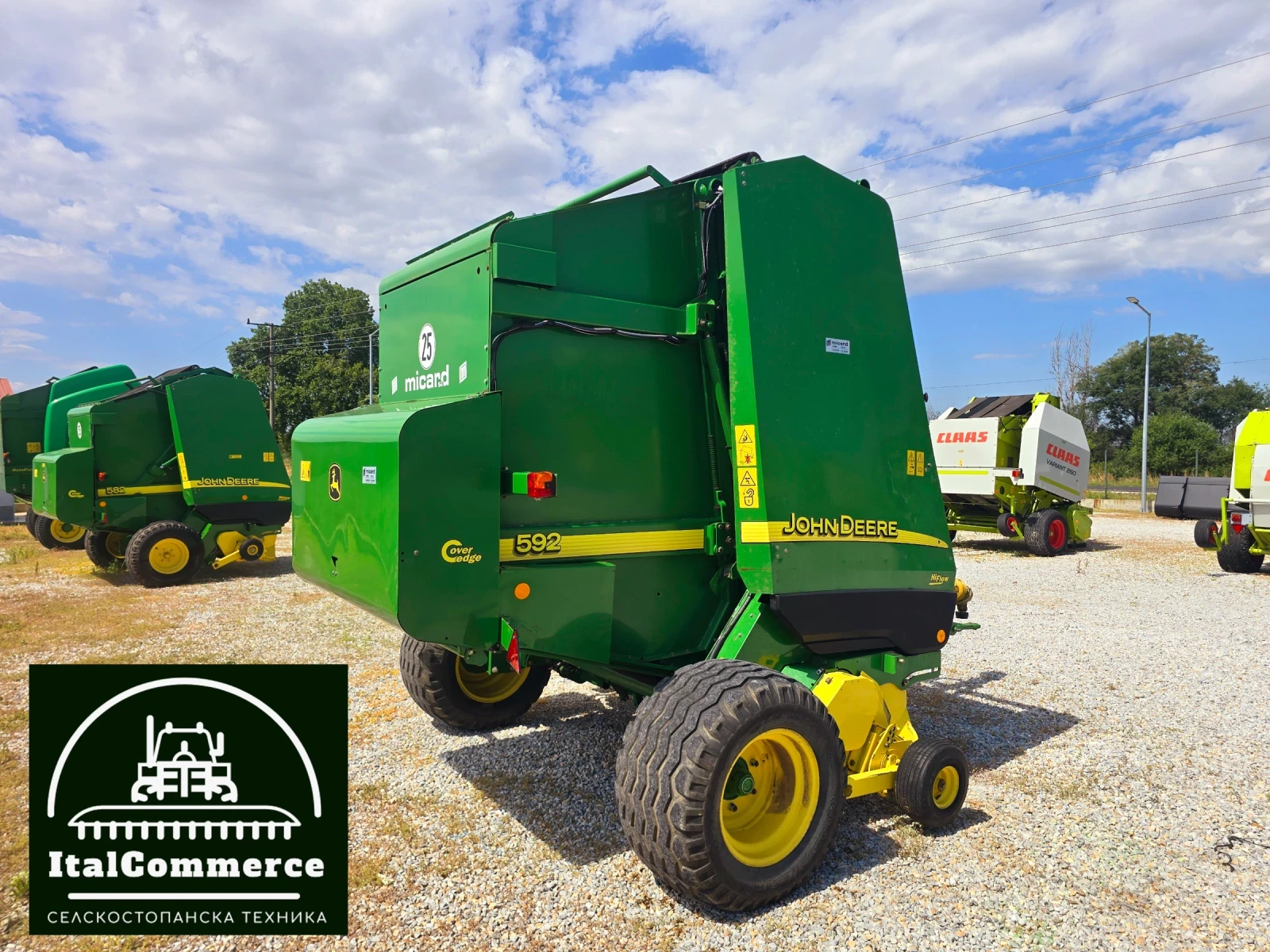 Балировачка John Deere 592 Мрежа+ сезал ТОП СЪСТОЯНИЕ, снимка 13 - Селскостопанска техника - 55155463