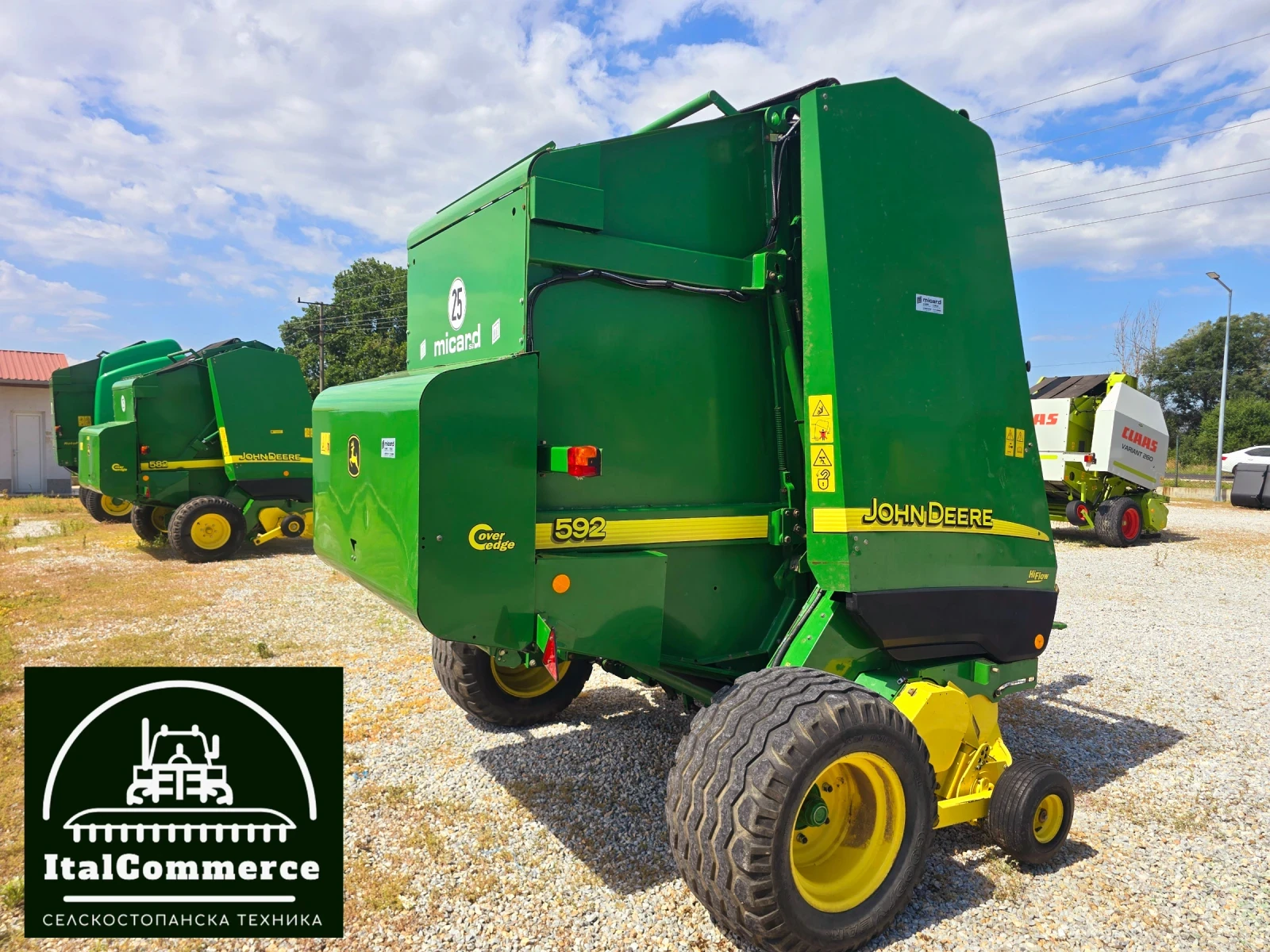 Балировачка John Deere 592 Мрежа+ сезал ТОП СЪСТОЯНИЕ, снимка 14 - Селскостопанска техника - 55155463