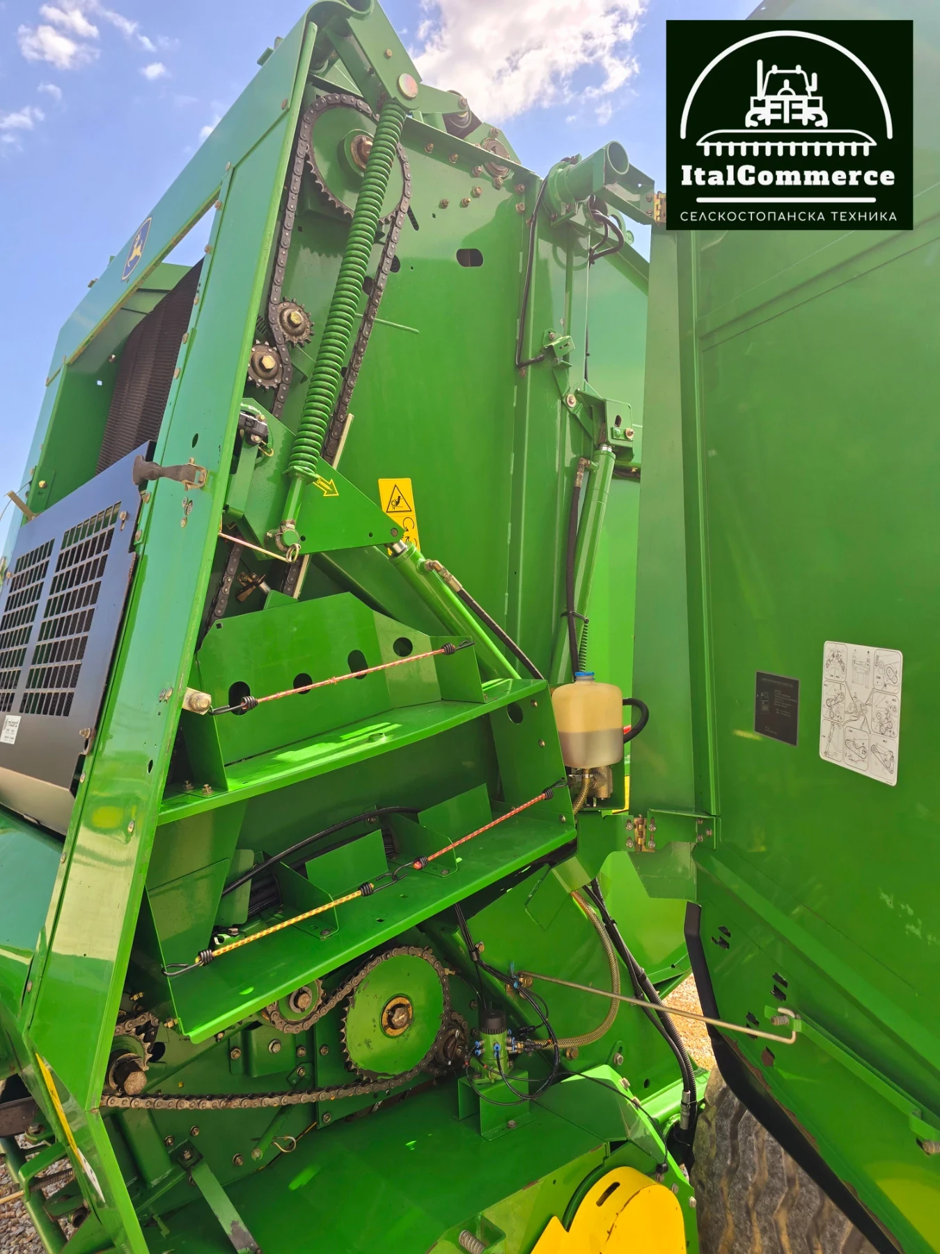 Балировачка John Deere 592 Мрежа+ сезал ТОП СЪСТОЯНИЕ, снимка 7 - Селскостопанска техника - 55155463
