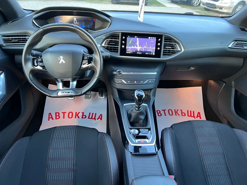 Peugeot 308 1.5 HDI GT Line Facelift Нави Ксенон Кожа Камера , снимка 11 - Автомобили и джипове - 49563001