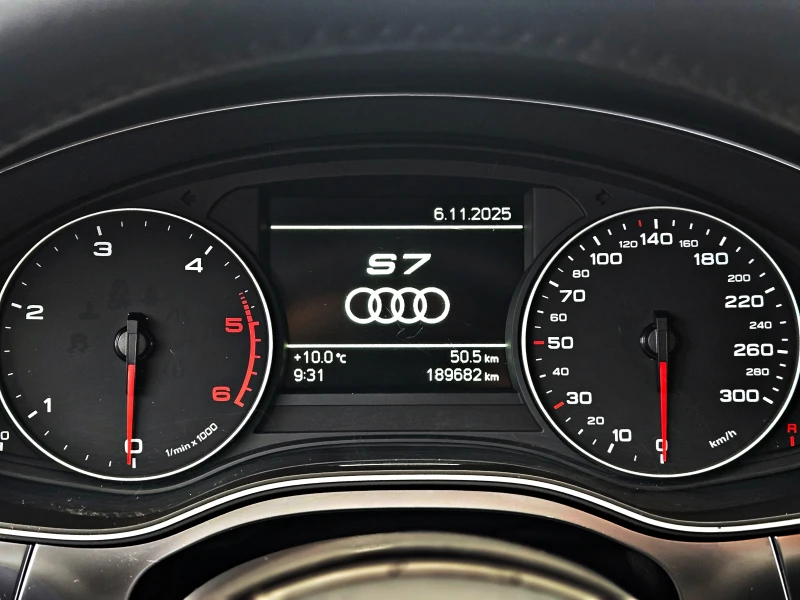 Audi A7 RS7/S-LINE/SHADOW LINE/GERMANY/BOSE/ПОДГРЕВ/LIZING, снимка 10 - Автомобили и джипове - 52317104