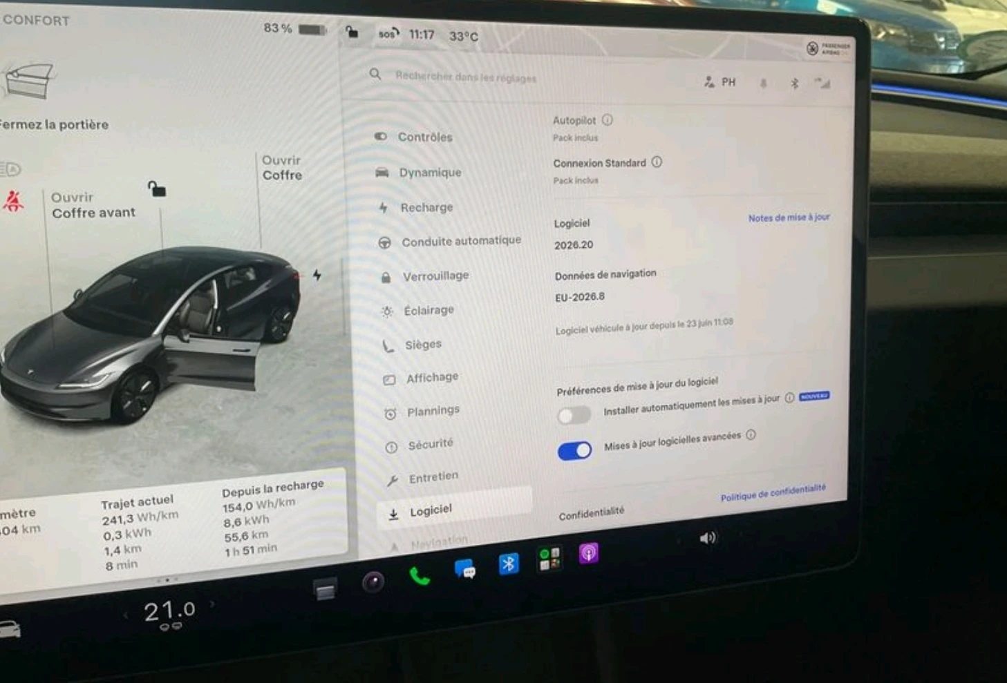 Tesla Model 3 Highland Standart Range LFP RWD, снимка 10 - Автомобили и джипове - 55089537