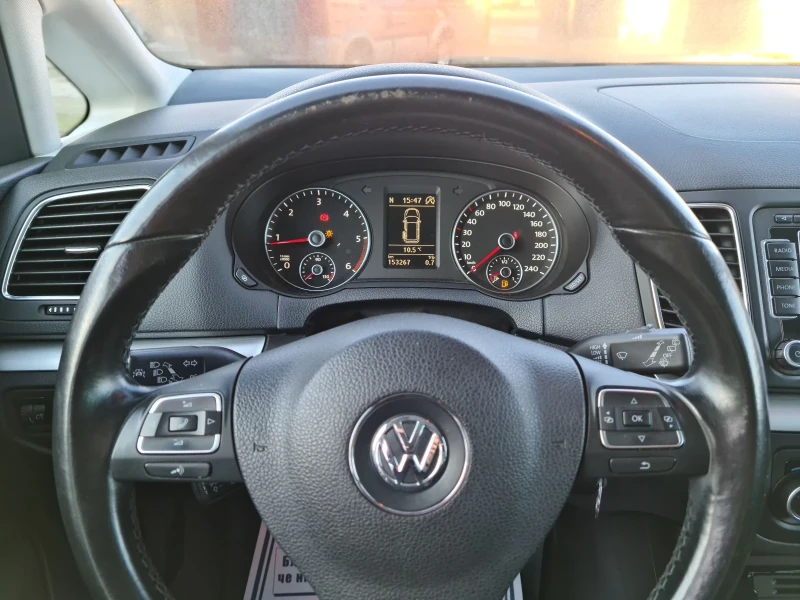 VW Sharan TOP, 4x4, SKY, , снимка 10 - Автомобили и джипове - 48337539