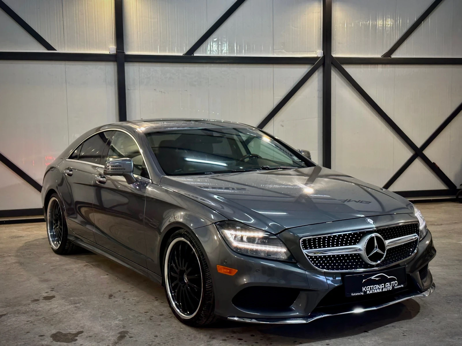 Mercedes-Benz CLS 400 AMG/360/подгрев/обдухване/Harman/Шибeдах/ЛИЗИНГ - [1] 