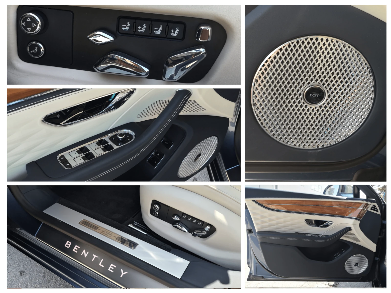 Bentley Flying Spur W12/ NAIM/ 3D WALNUT VENEER/ NIGHT VISION/ PANO/22 | Mobile.bg   17