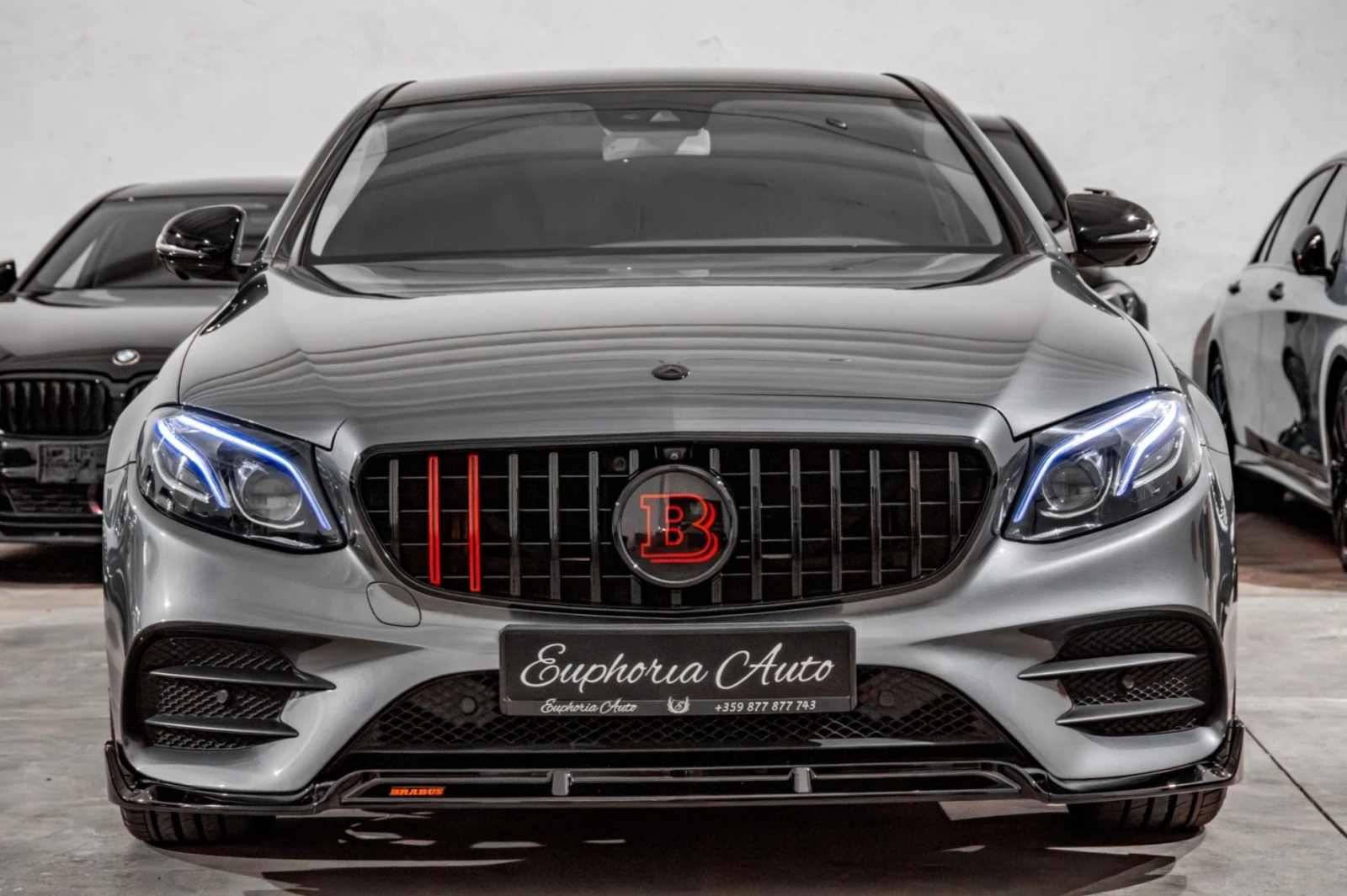 Mercedes-Benz E 350 d* BRABUS* CARBON PACK* NIGHT PACK* 360CAM* EXCLU | Mobile.bg   8