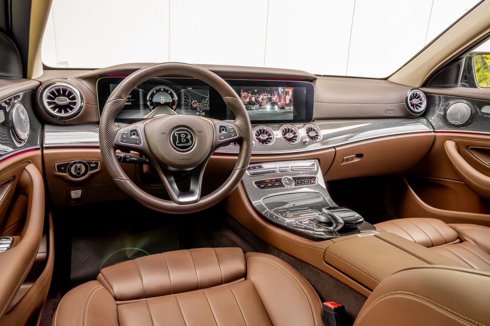 Mercedes-Benz E 350 d* BRABUS* CARBON PACK* NIGHT PACK* 360CAM* EXCLU | Mobile.bg   14