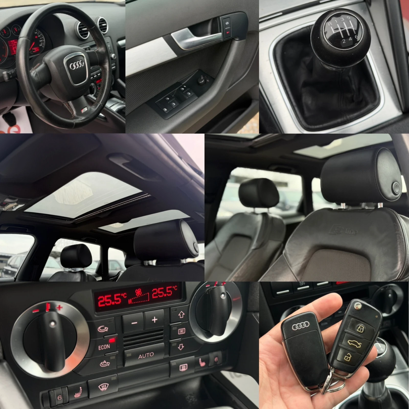 Audi A3 2.0TDI 170кс 6с S-LINE ПАНОРАМА КОЖА ПОДГРЕВ, снимка 17 - Автомобили и джипове - 54000897