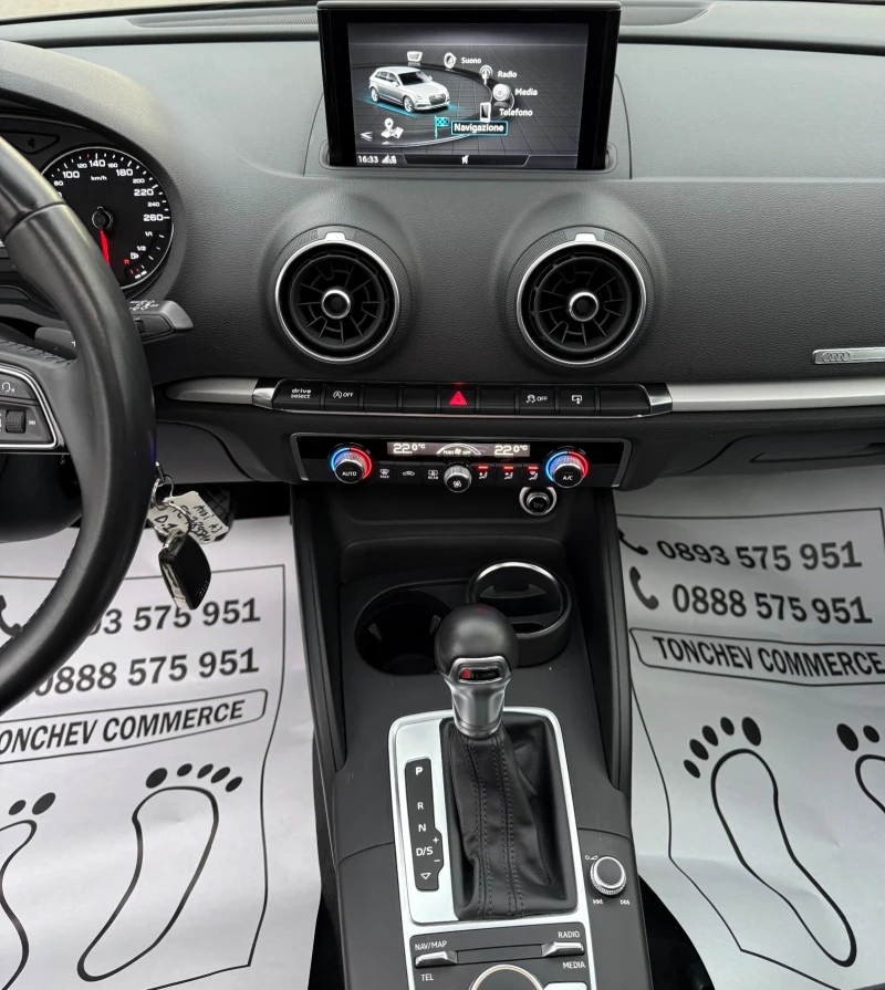 Audi A3 1.6-TDI-AUTOMAT-FACE-PANORAMA-NAVI-LED-XENON-FULL, снимка 10 - Автомобили и джипове - 52501513