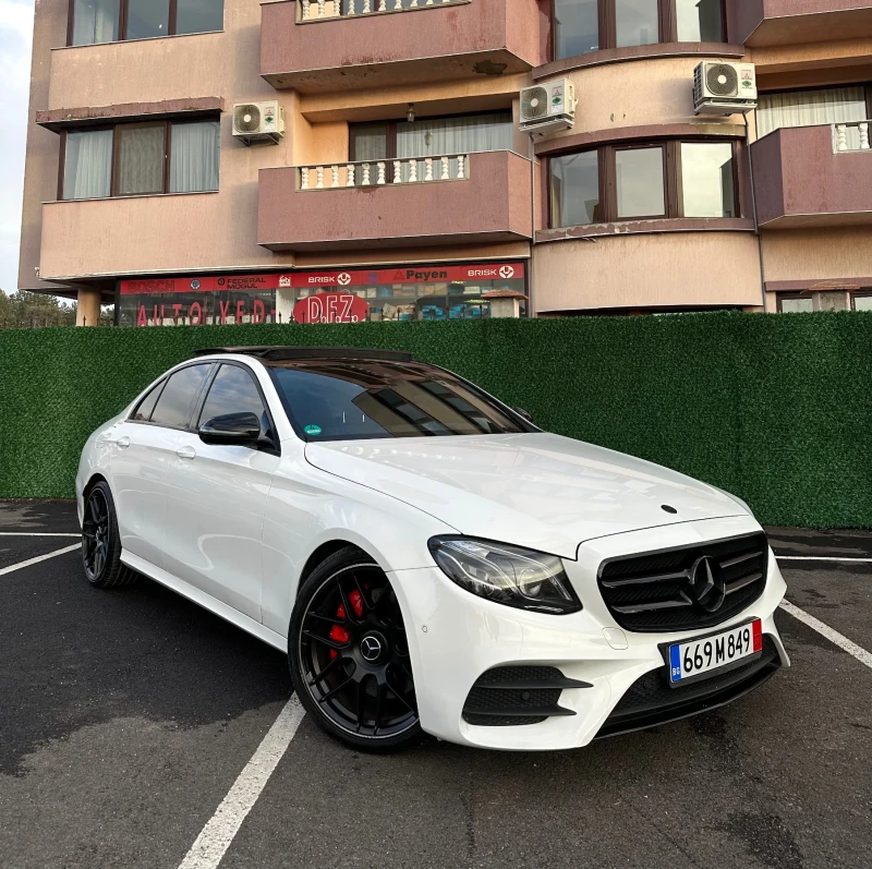 Mercedes-Benz E 350 AMG/9G-TRONIC/PANORAMA/BURMESTER/БЯЛА ПЕРЛА/, снимка 2 - Автомобили и джипове - 48985299