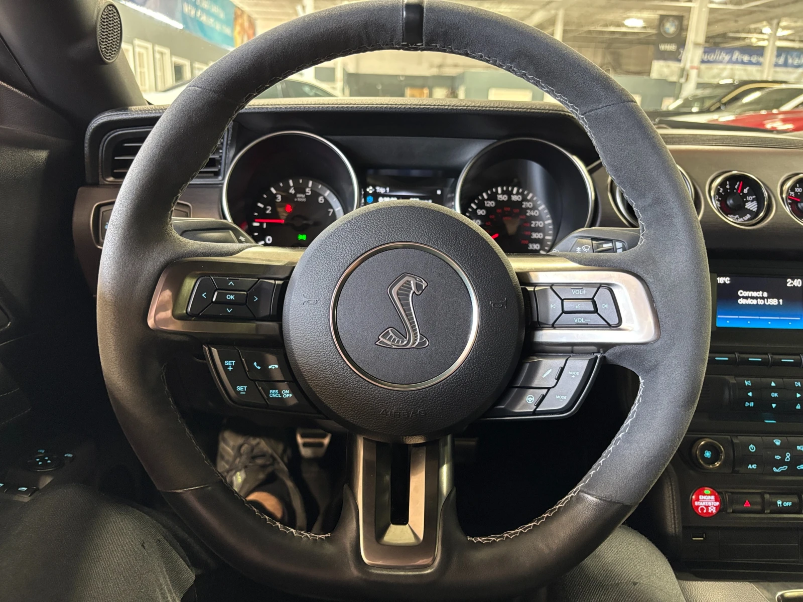 Ford Mustang Shelby GT35 ALCANTAR С РЕГИСТРАЦИЯ И АВТОКРЕДИТ, снимка 9 - Автомобили и джипове - 53990379