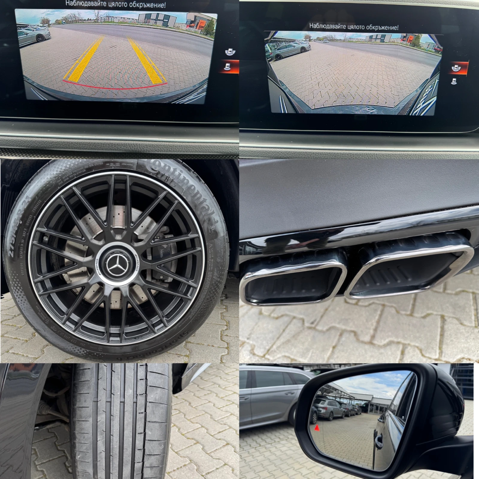 Mercedes-Benz GLE 450 AMG#7-МЕСТА#PANORAMA#ALCANTARA#AIRMAT#DISTR#CARBON, снимка 14 - Автомобили и джипове - 54153488