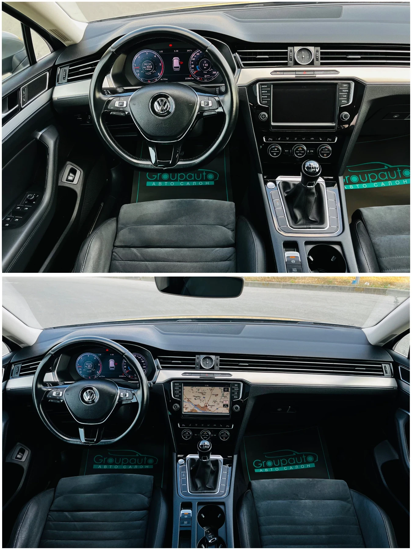 VW Passat 2, 0TDI-150k.c/DIGITAL/LED/NAVI/ПАНОРАМА/КОЖА/РЪЧК, снимка 9 - Автомобили и джипове - 55826698