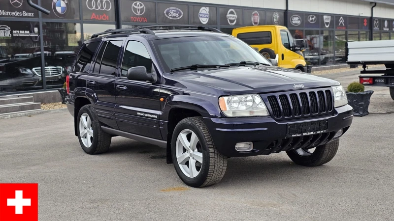 Jeep Grand cherokee 4.7V8 4x4 AUTO CH-ТОП СЪСТ.-СЕРВИЗНА ИСТ.-ЛИЗИНГ, снимка 1 - Автомобили и джипове - 48116283