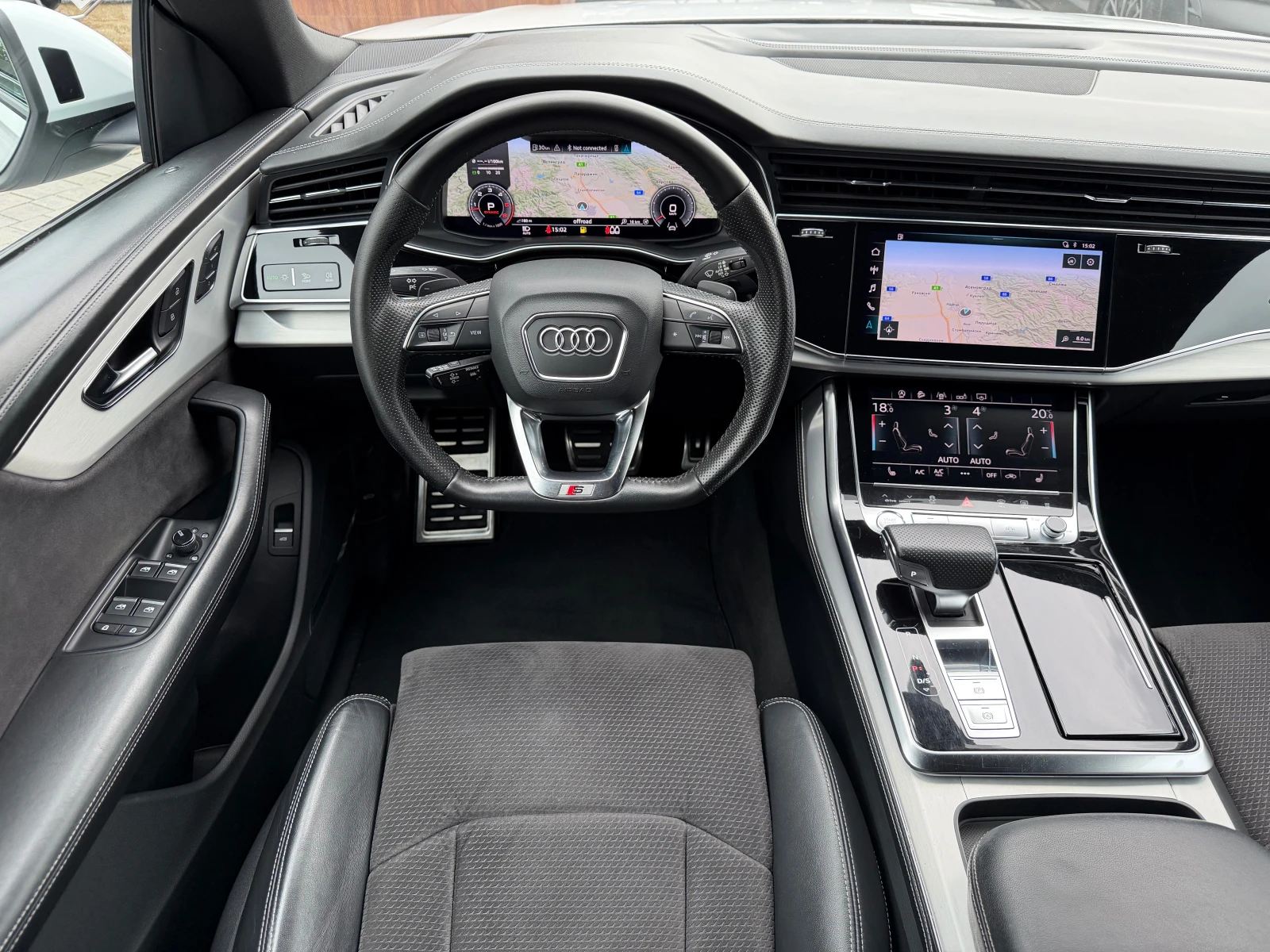 Audi Q8 50TDI S-line #VAKUM#B&O#Cam360#DISTR#KeyLes#MEMORY, снимка 10 - Автомобили и джипове - 56276070