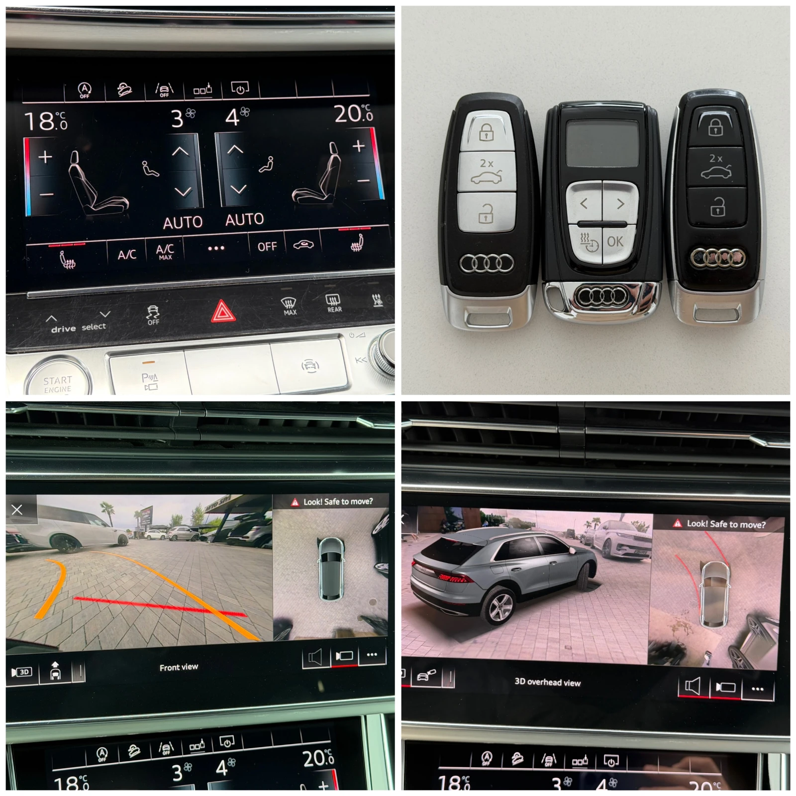 Audi Q8 50TDI S-line #VAKUM#B&O#Cam360#DISTR#KeyLes#MEMORY, снимка 15 - Автомобили и джипове - 56276070