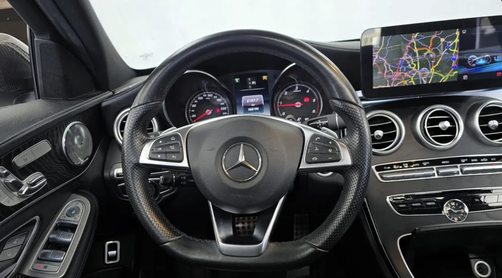 Mercedes-Benz C 250 C63 AMG ПАКЕТ/ CARPLAY/ ШИБИДАХ / FULL!, снимка 12 - Автомобили и джипове - 54631838