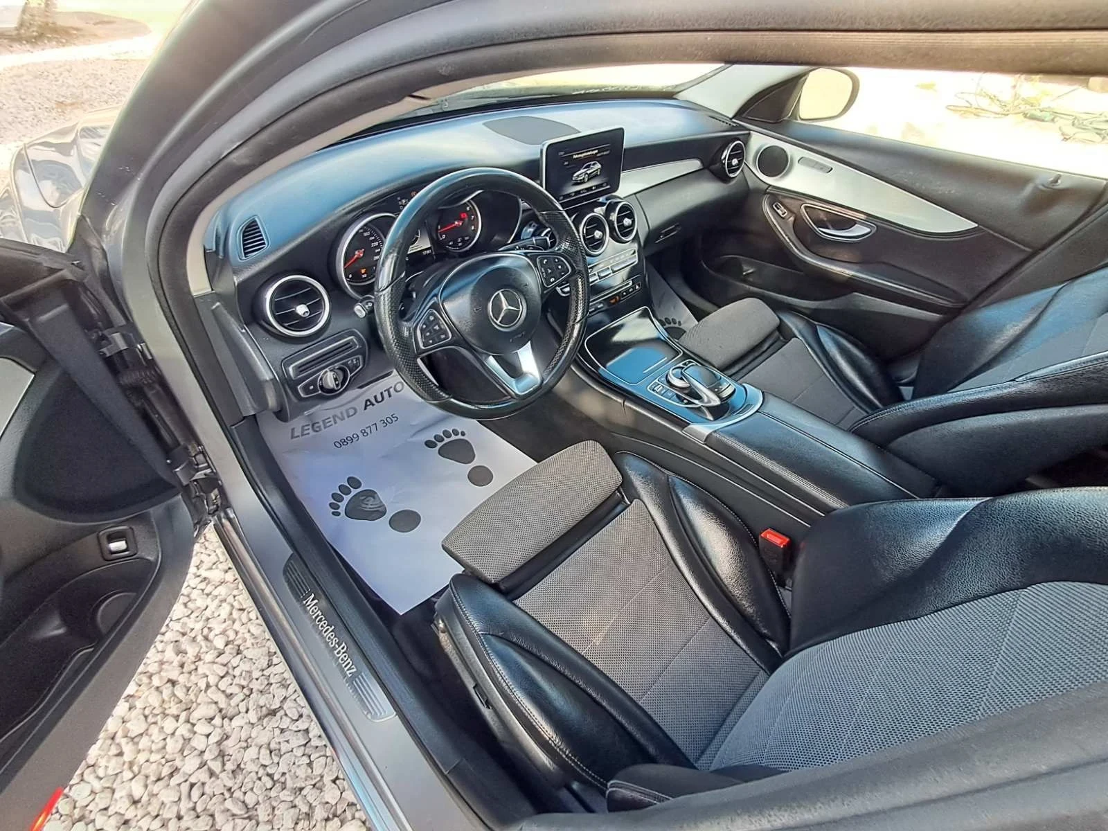 Mercedes-Benz C 180  AVANGARDE, НАВИГАЦИЯ, ПАРКТРОНИК, АВТОМАТИК, снимка 11 - Автомобили и джипове - 55800193