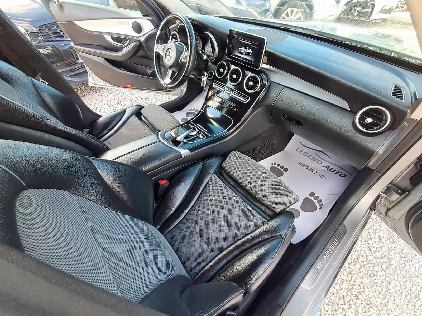 Mercedes-Benz C 180  AVANGARDE, НАВИГАЦИЯ, ПАРКТРОНИК, АВТОМАТИК, снимка 13 - Автомобили и джипове - 55800193