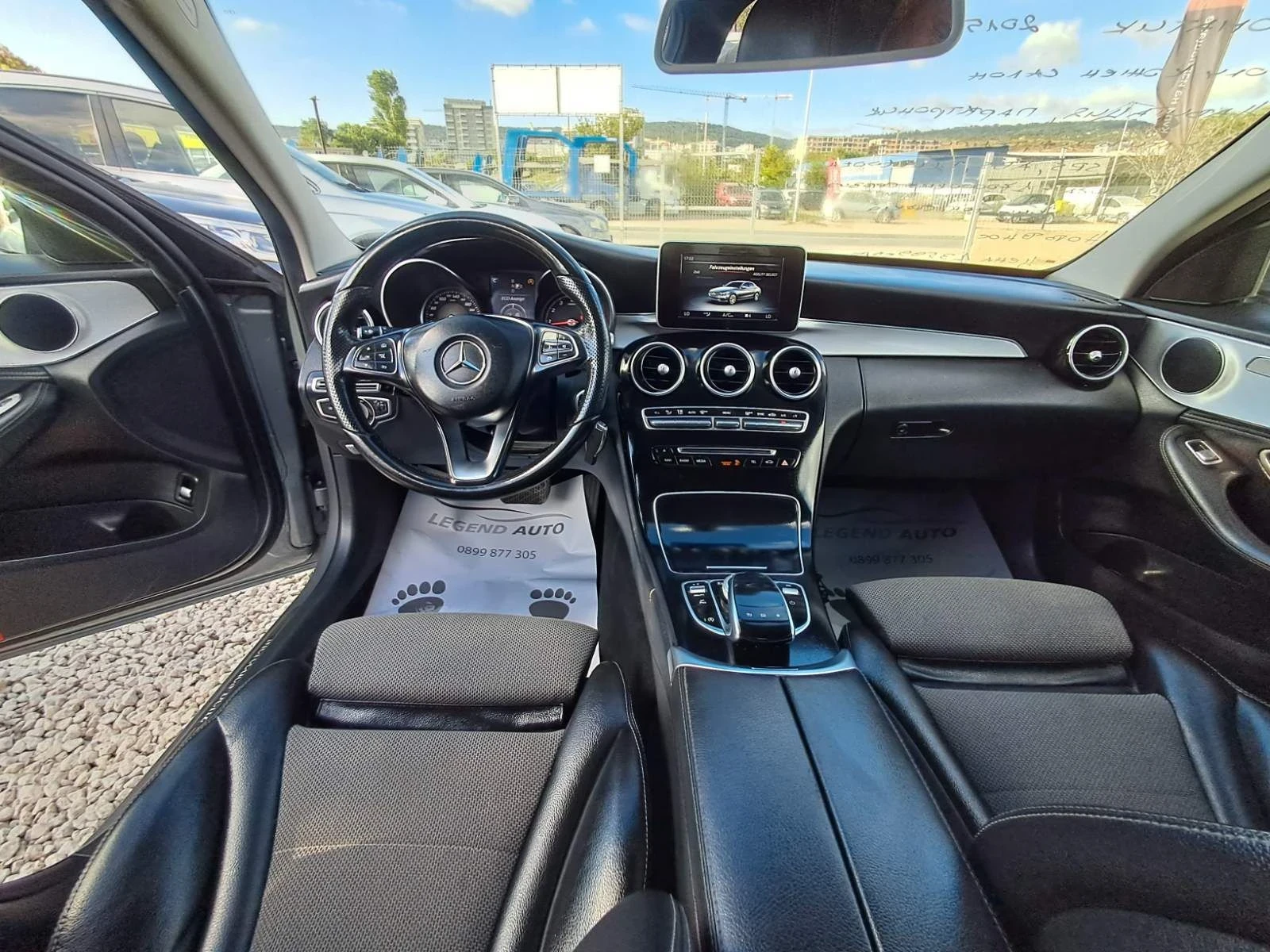 Mercedes-Benz C 180  AVANGARDE, НАВИГАЦИЯ, ПАРКТРОНИК, АВТОМАТИК, снимка 12 - Автомобили и джипове - 55800193