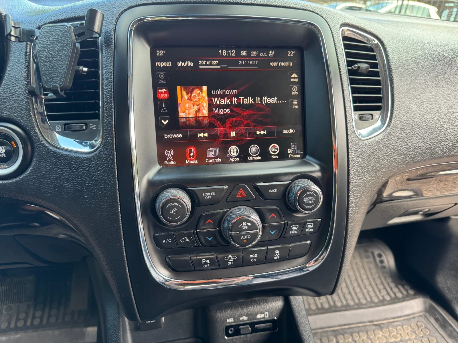 Dodge Durango Citadel 5.7 HEMI V8 AWD, снимка 15 - Автомобили и джипове - 55876748