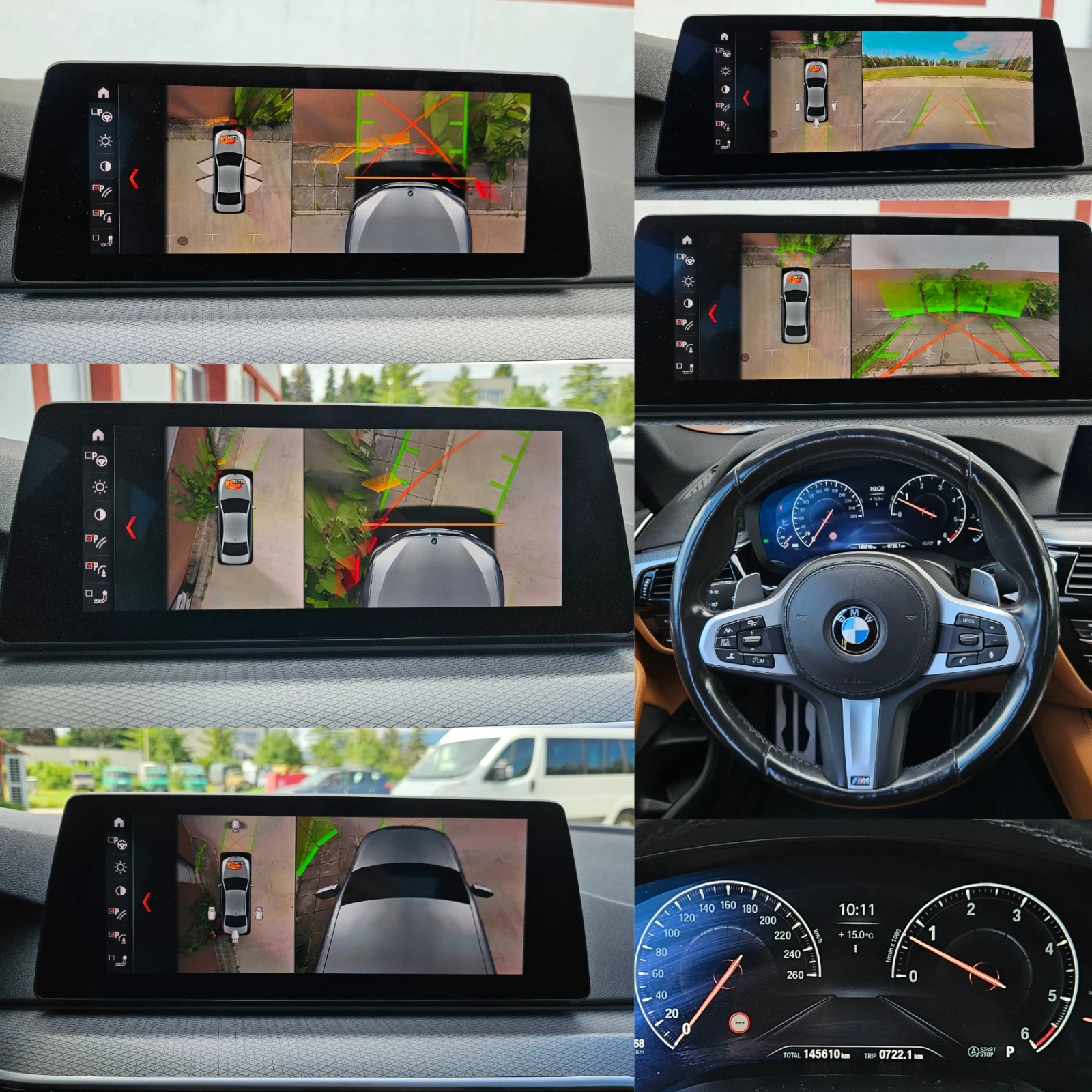 BMW 530 M-paket, 360 камера, Теглич, Каско, Го, снимка 14 - Автомобили и джипове - 54891804