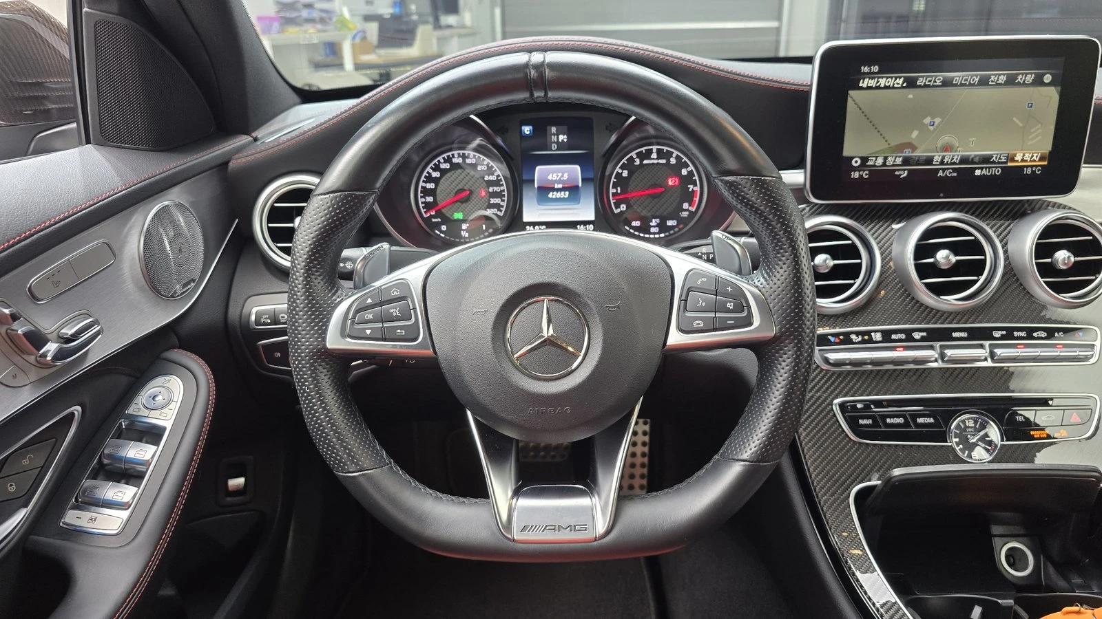 Mercedes-Benz C 63 AMG ���* HUD* 360* KEYLESS* ��. ��������* ������ ���� | Mobile.bg � ����������� 13