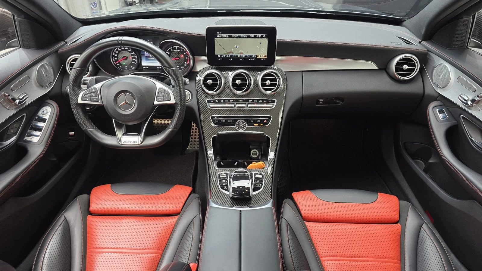 Mercedes-Benz C 63 AMG ���* HUD* 360* KEYLESS* ��. ��������* ������ ���� | Mobile.bg � ����������� 7