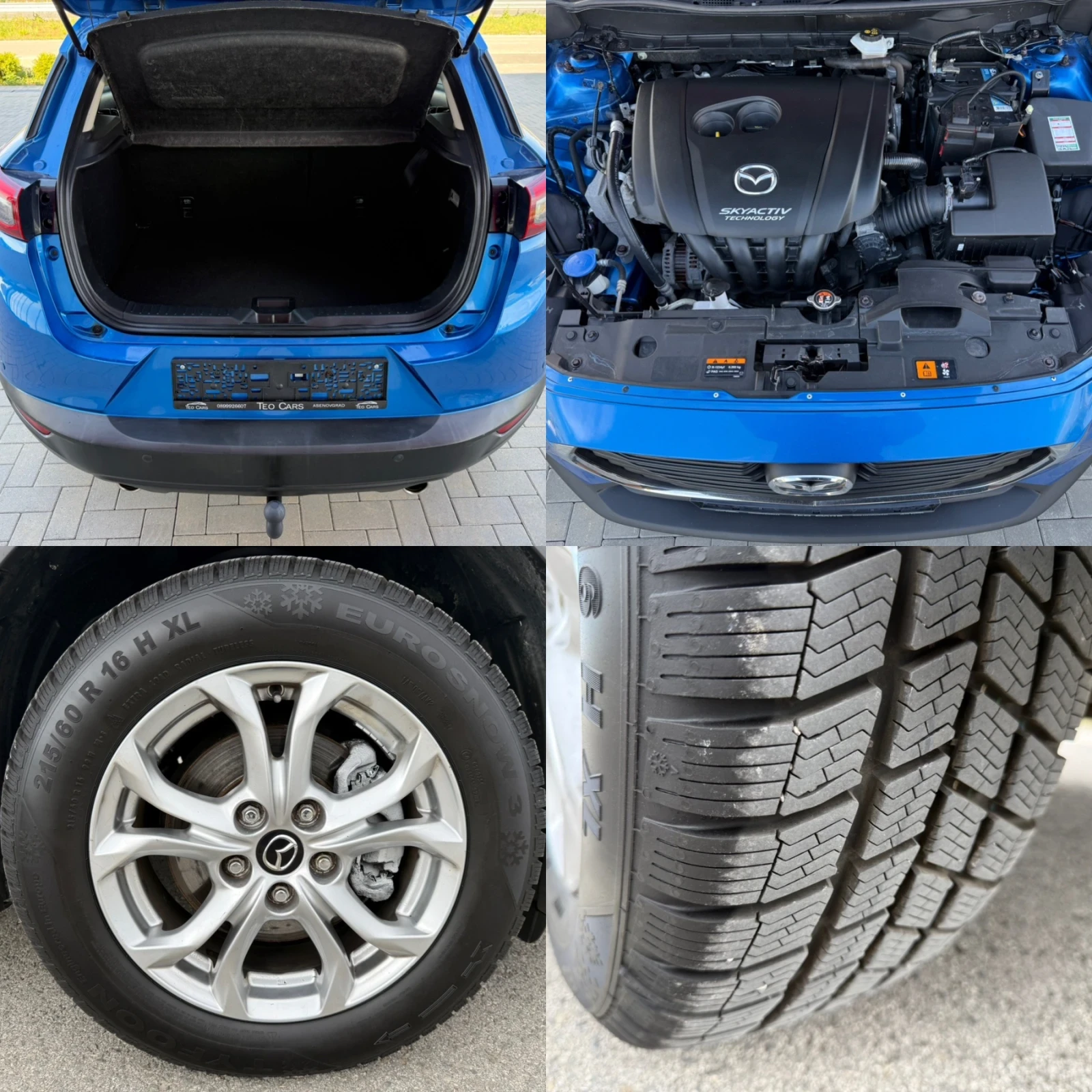 Mazda CX-3 2.0i SKYACTIV KEYLESS / NAVI / PODGREV / ГАРАНЦИЯ, снимка 17 - Автомобили и джипове - 54430781