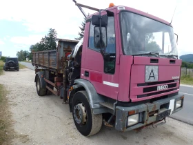 Iveco 180 САМОСВАЛ С КРАН, снимка 2