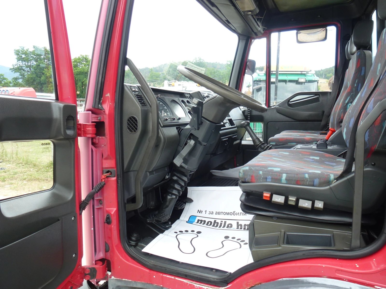 Iveco 180 САМОСВАЛ С КРАН, снимка 9 - Камиони - 55189578